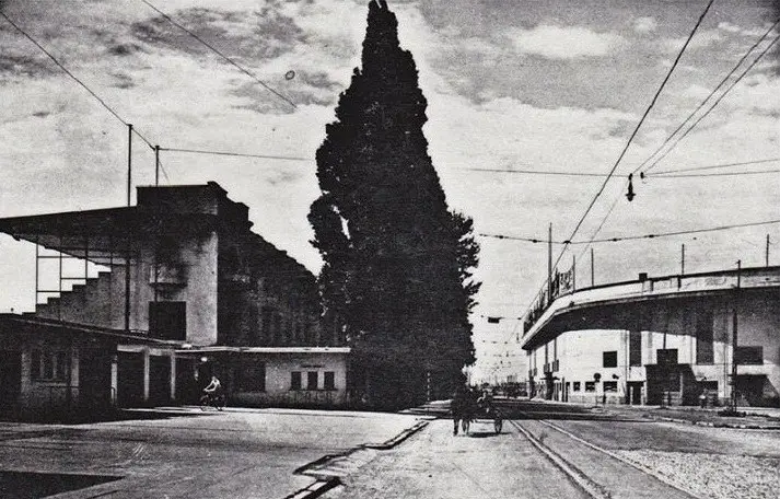 Stadio e ippodromo, cartolina degli anni Venti